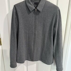 H&M Charcoal Striped Jacket